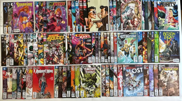 DC COMIC BOOK LOT: Swamp Thing, Suicide Squad, +MORE 76 COMICS TOTAL HIGH GRADE