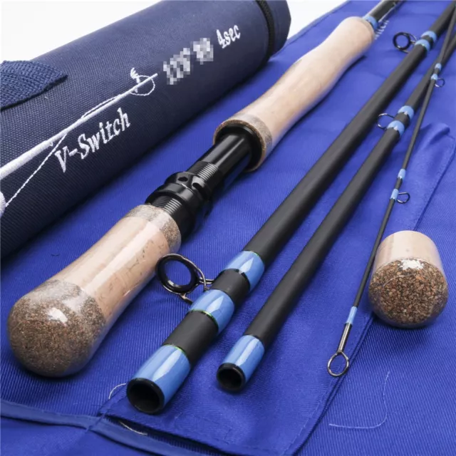 Maxcatch Alltime Travel Fly Fishing Rod 5/6/8wt 8-Piece 9ft IM10