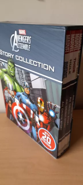 Marvel Avengers Assemble Story Collection 4  Book Box Set - Stickers Missing