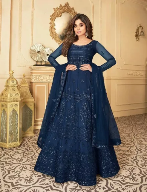 Suit Salwar Bollywood Kameez Designer Pakistani Anarkali Dress Ethnic eid Indian