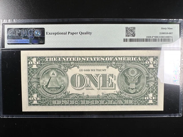 Top Pop Star Federal Reserve Note PMG 69 EPQ  2003 fr 1929-f* Atlanta 6