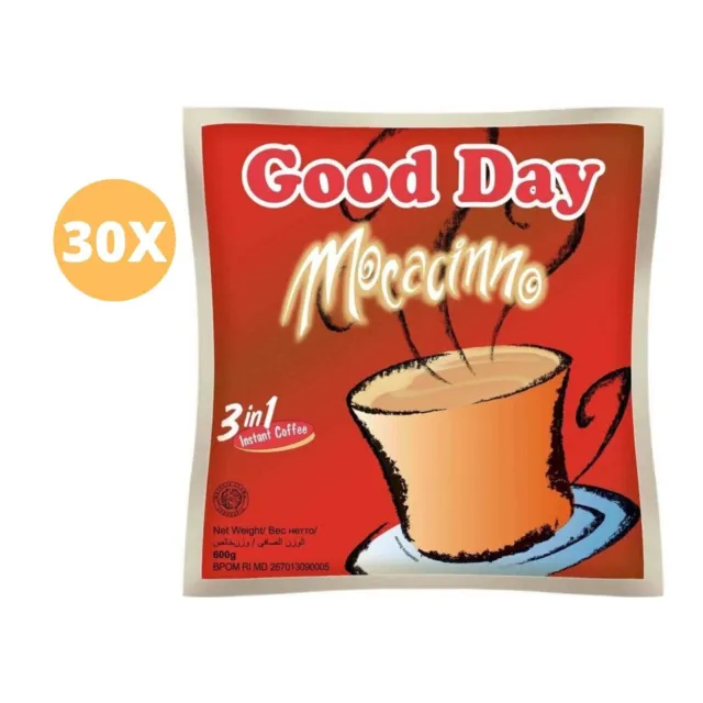 30 Sachet X Good Day Poudre De Café Instantané Mocacinno Trois En Un (20...