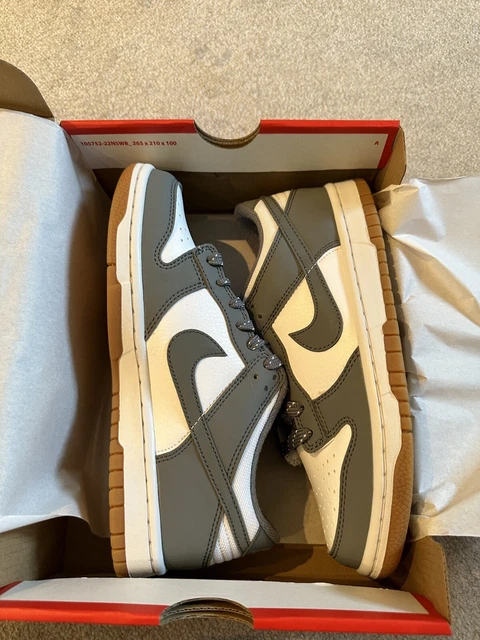 Taglia UK 4,5 - Nike gomma grigia Dunk Low Smoke (GS) - Nuovissima - US 5