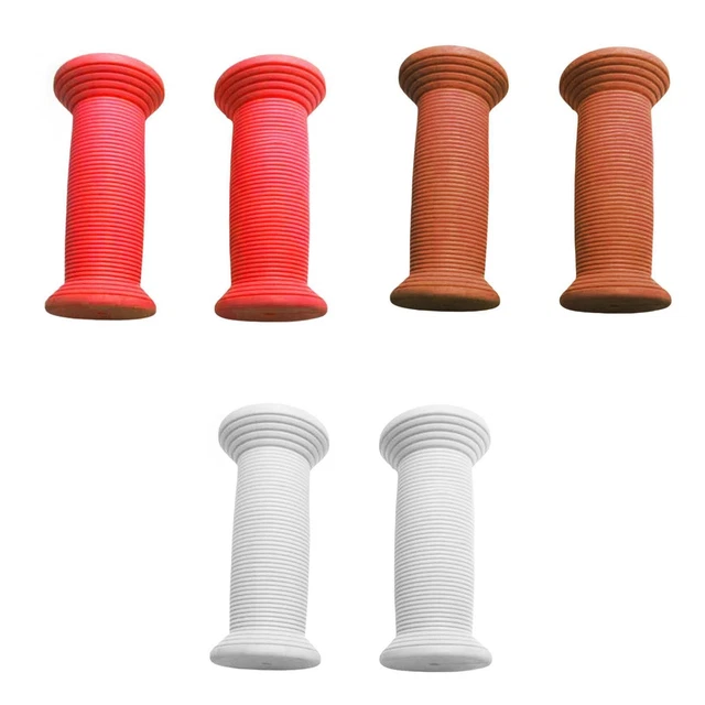 Manopole Bici Per Bambini – 2 Paia In Gomma Morbida Antiscivolo, Diametro 22,2 Mm, Lunghezza 95 Mm, Facili Da Montare, Colore Nero E Rosa - 5