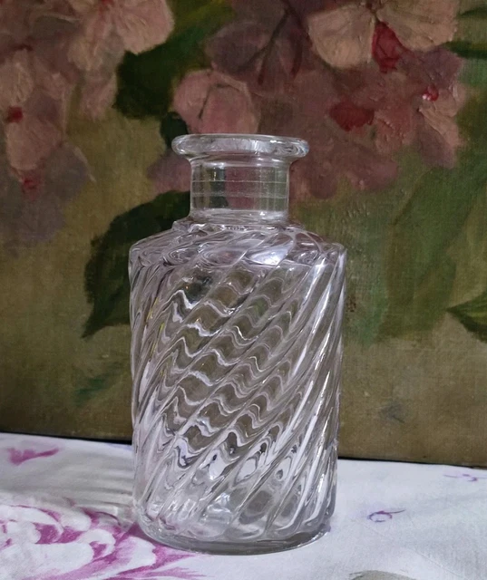 Miniature BACCARAT - Bouchon Bouton De Rose Collection Amphore - Cristal Français Vintage