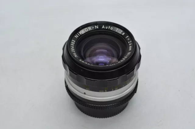 [ EXC Nikon Nikkor N.C Auto 24mm F/2.8 Ai Convertida Gran Angular Mf Lente