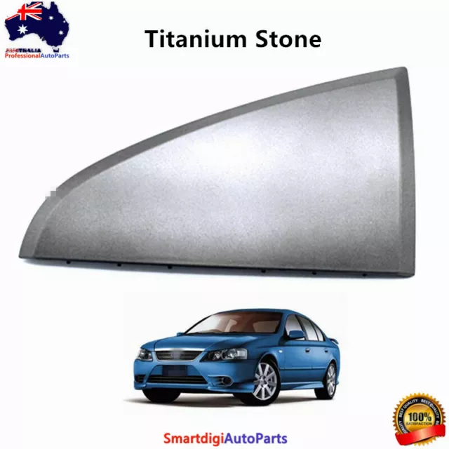 New Top Centre ICC Dash Triangle Trim Panel Titanium For Ford BA BF Falcon Wagon