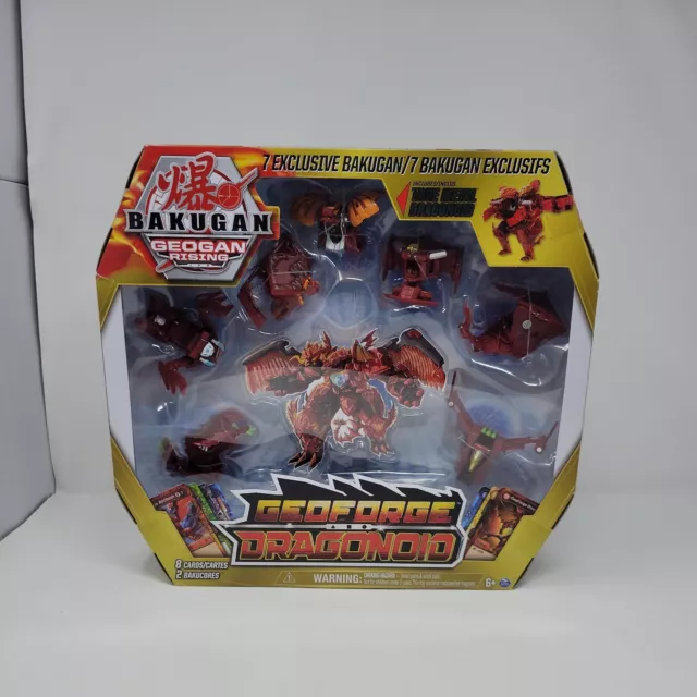 Bakugan Geogan Rising Geoforce Dragonoid 7 EXCLUSIVE NEW
