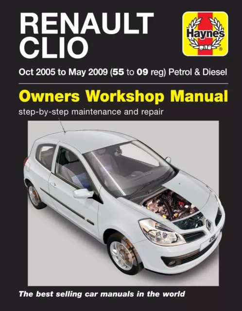 Renault Clio Petrol & Diesel (Oct 05 - May 09) Haynes Repair Manual (Paperback)