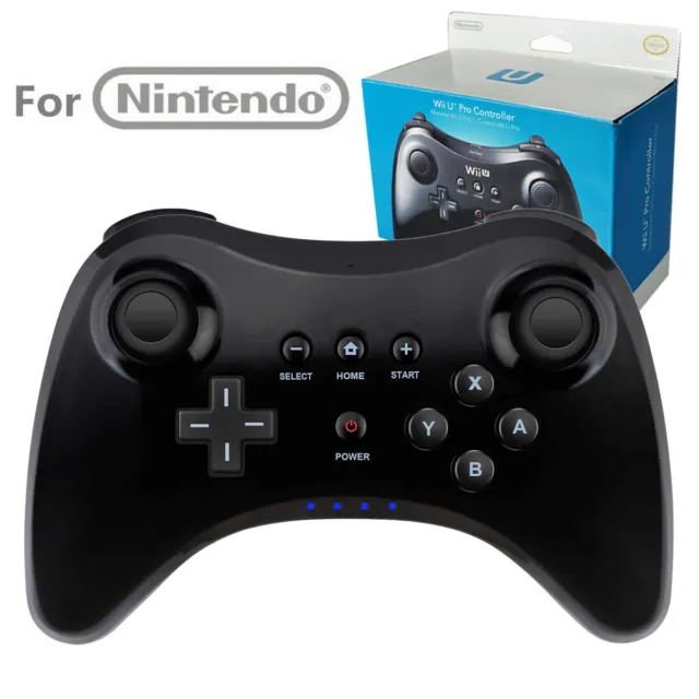 New Black High Quality U Pro Bluetooth Wireless Controller for Nintendo Wii U
