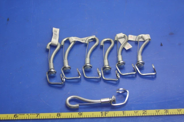 COVERT Swivel Open Eye Spring Snap 760-4121 7pcs.