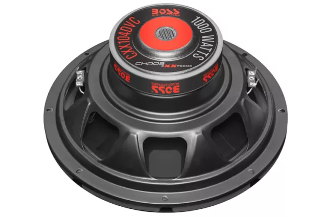 Boss Audio Chaos Exxtreme 10" 1000W DVC 4-Ohm Car Subwoofer CXX104DVC 3