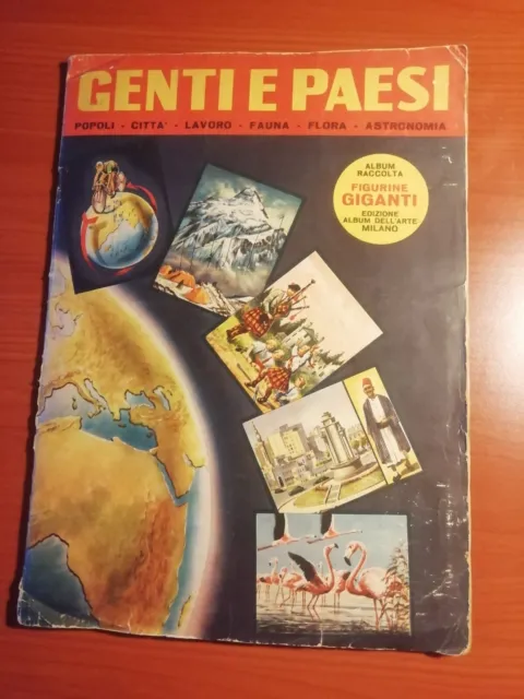 Album Figurine Genti E Paesi Edizioni Dell'arte 1967 Presenti 286 / 384 Discreto