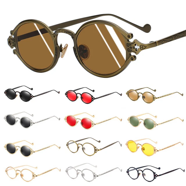 Occhiali Da Sole Vintage Con Montatura Ottagonale, Anni '60 Circa, Giappone, John Lennon, Retrò, Moda Vintage, Stile, Rari, Unici - Italia - Foto 7