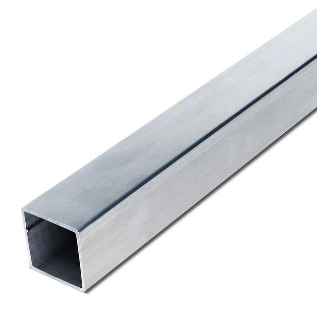 Thyssenkrupp Edelstahl Vierkantrohr – 50x50x3 Mm, 1500 Mm Lang, K240 Geschliffen