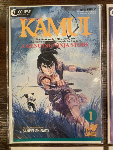 Anime and Manga Comics Kamui #5 Eclipse Comics Sanpei Shirato