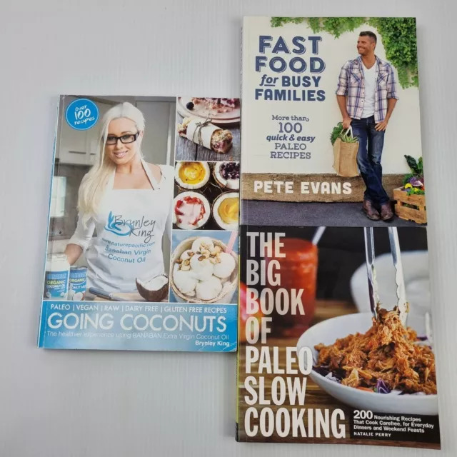 Paleo Pack - Pete Evans-Fast Food, Brinley King-Coconuts +Big Paleo Slow Cooking