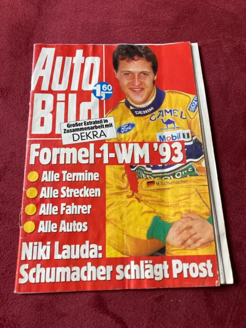 Auto Bild 1993 Formel 1 WM Michael Schumacher Niki Lauda Ferrari