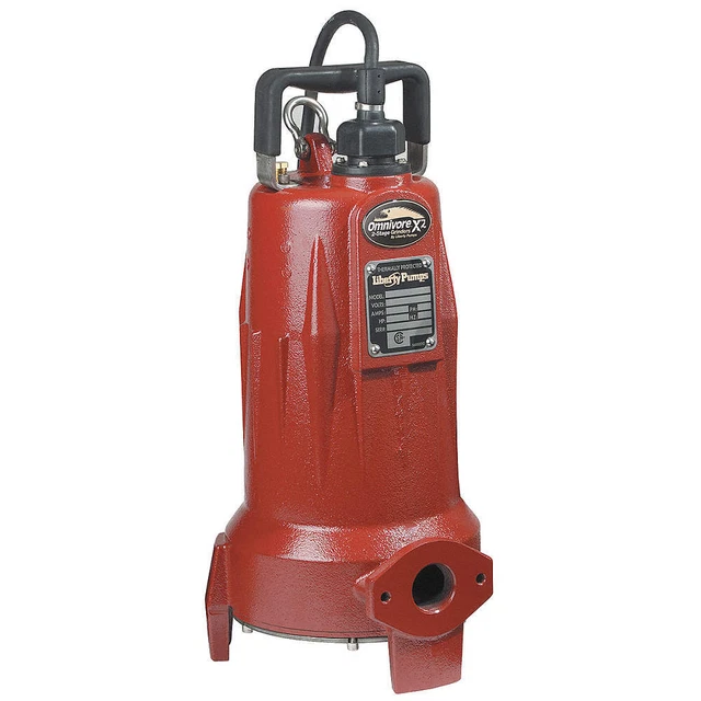 LIBERTY PUMPS LSGX204M 2 HP,Grinder Pump,Tether Float