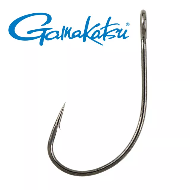 Gamakatsu LS-3424F N/L Hooks Black | Haken Einzelhaken für Spoons Spinner Köder