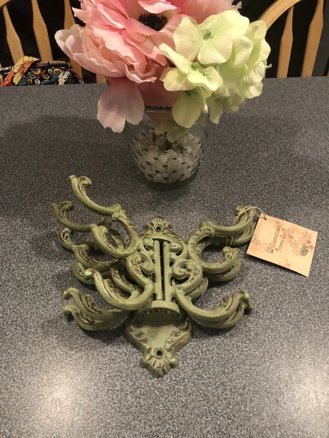 Cast Iron Swivel  Hook hanger Handbags Coats, Hats Adjustable Rustic Shabby New