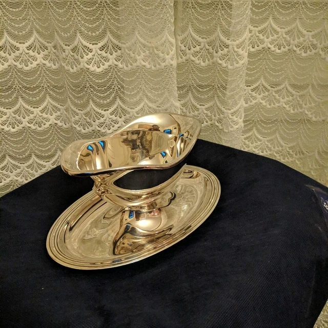 Christofle Sauce Boat Gravy Boat Curry Party Silver Plated Silverware France