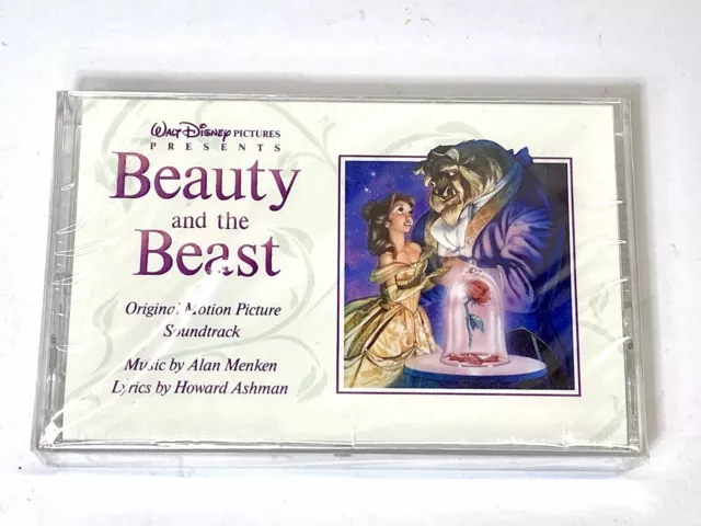 SEALED Walt Disney Beauty and the Beast Soundtrack Audio Cassette Tape - New