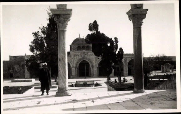 Ak Jerusalem Israel, Mosque of Aksa, Die al Aqsa Moschee auf dem... - 3706700