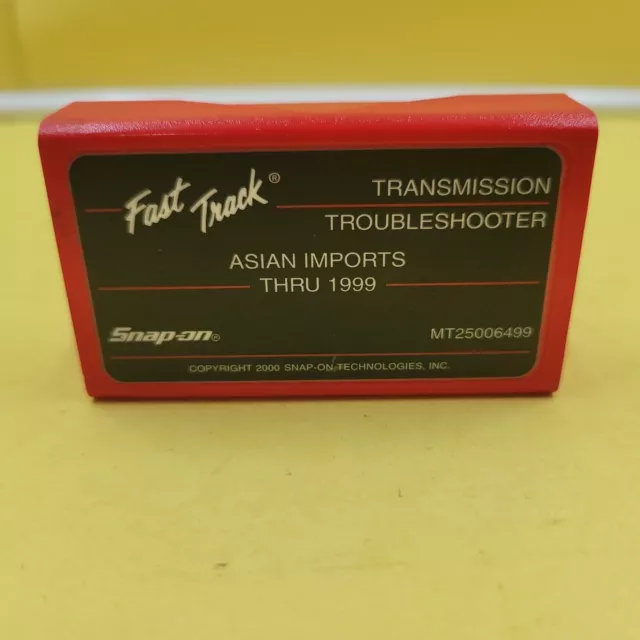 Fast Track Snap-On MT25006499 Transmission Troubleshooter Asian Import Thru 1999