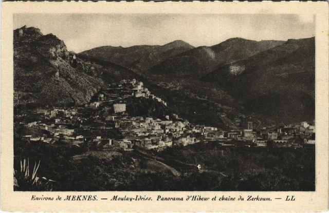 CPA AK MAROC MEKNES MOULAY-IDRISS Panorama (10712)