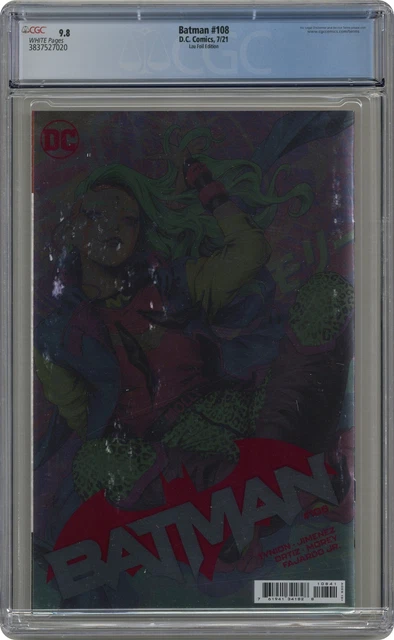Batman #108D Lau Foil 1:50 Variant CGC 9.8 2021 3837527020 2