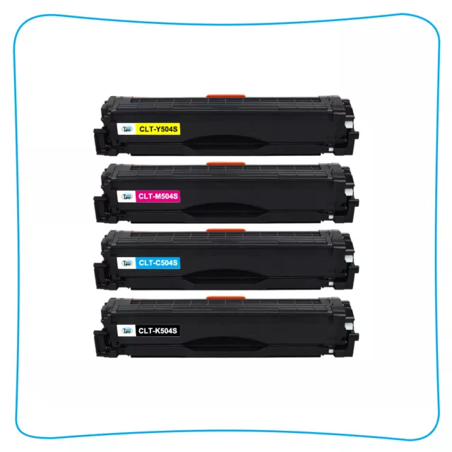 4 Toner für Samsung CLT-504S Xpress C1860FW CLP-415N CLP-415NW CLX-4195FN XXL 3