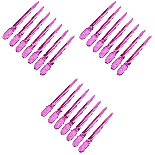36 piezas clips de peluche acero inoxidable pico de pato clips para el cabello salón peinado