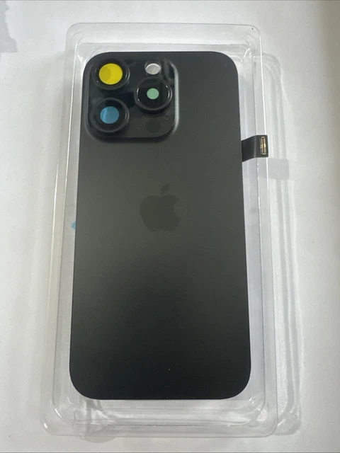 Vitre Arrière Pour IPhone 15 Pro Max – Avec Plaque NFC Et Flash, Logo Apple – Neuf, Générique