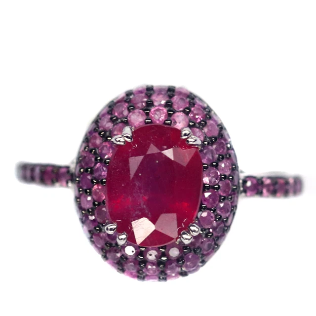 RUBIS TRAITé ROUGE ROSE DU MOZAMBIQUE DE 3,34 CARATS ★★ p125.119