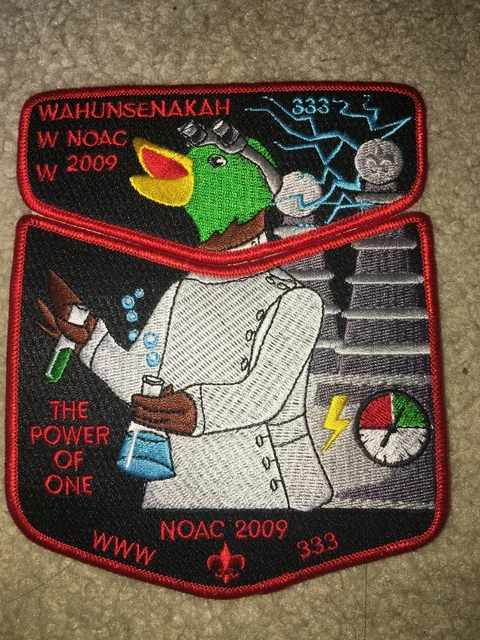 Boy Scout Wahunsenakah 333 Colonial Virginia 2009 NOAC Duck Council OA Patch Set