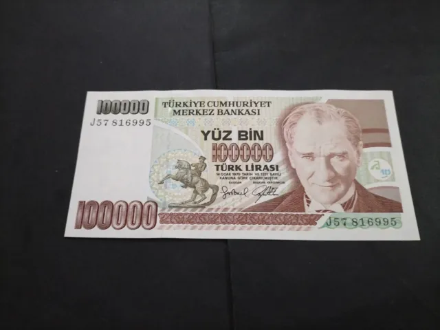 Turkey 100,000 Lira 1997 UNC