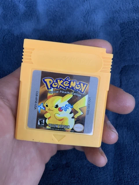 Gameboy Pokemon Handheld POKEMON YELLOW VERSION Special Pikachu Edition Nintendo GameBoy Reprint ...