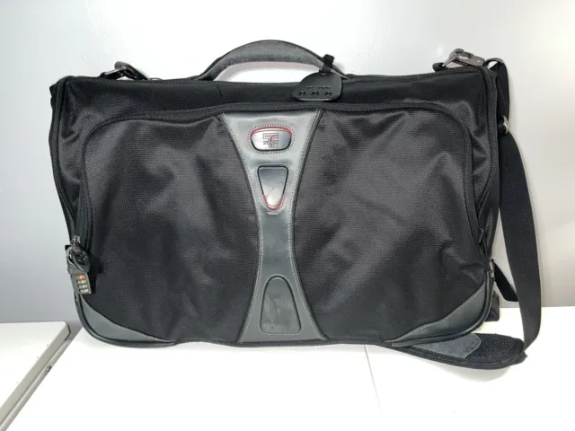 TUMI T-Tech Tri-Fold Black Carry On Garment Bag - 56133D Luggage Suitcase