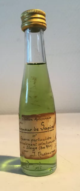 Liqueur de Sapin 35° Distillerie Artisanale Nusbaumer