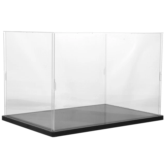 Modello supporto display caso modello scatola portaoggetti desktop copertura in vetro