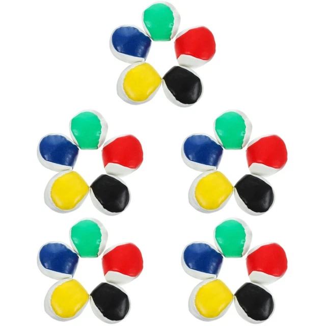 25 pcs Colorful Portable Tossing Beanbags Game Sacks Throwing Bean Bags