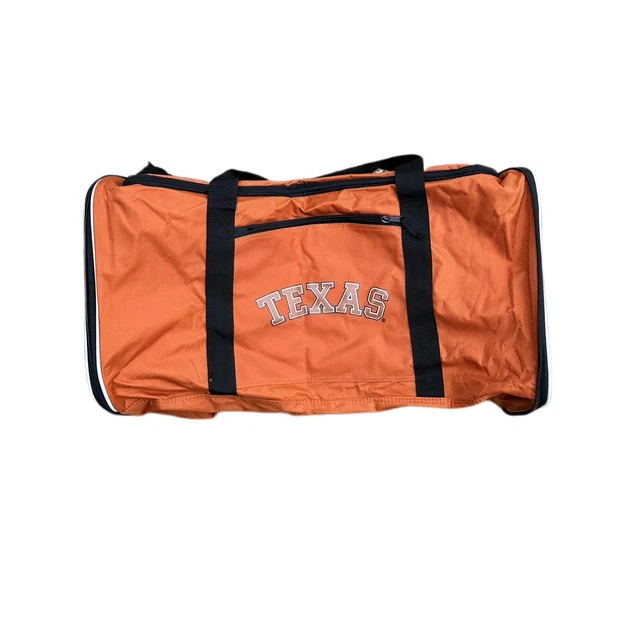 Premium Heavy Duty XL Fold Up "Steal" Duffel Bag, NCAA Texas Longhorns