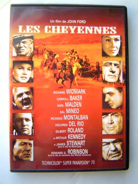 DVD WESTERN 1964 : film LES CHEYENNES - FORD / WIDMARK MALDEN STEWART ROBINSON