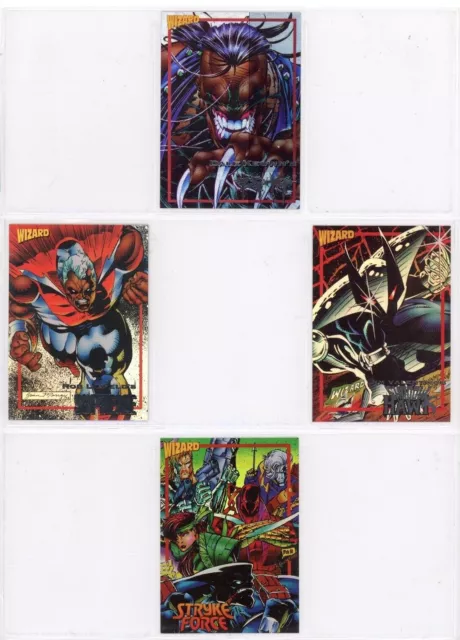 1993 Wizard Press, Series 2, Prismatic promo cards, # 1 to # 9, U-Pick, GB1