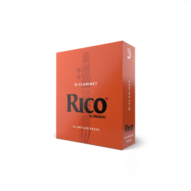 Anches D'Addario RICO Clarinette Sib"Orange Box" unfiled - toutes forces