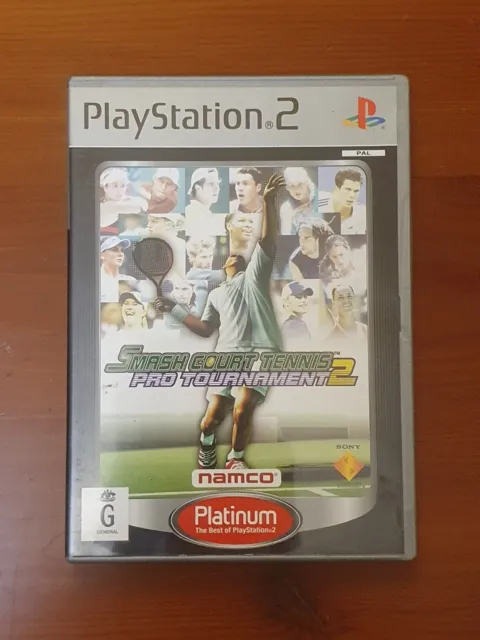 Smash Court Tennis Pro Tournament 2 - PlayStation 2 PS2 Game - With Manual
