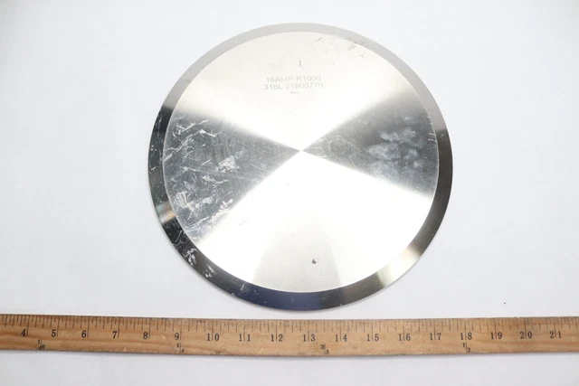 Dixon Domestic Solid End Cap 316L Stainless Steel 10" 16AMP-R1000