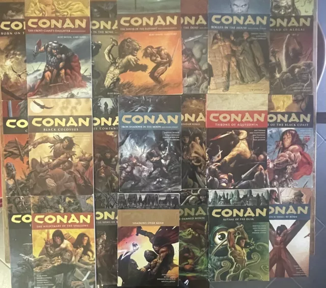 Conan TPB Lot Vols 0-20 (2005) Dark Horse ~ Complete Set