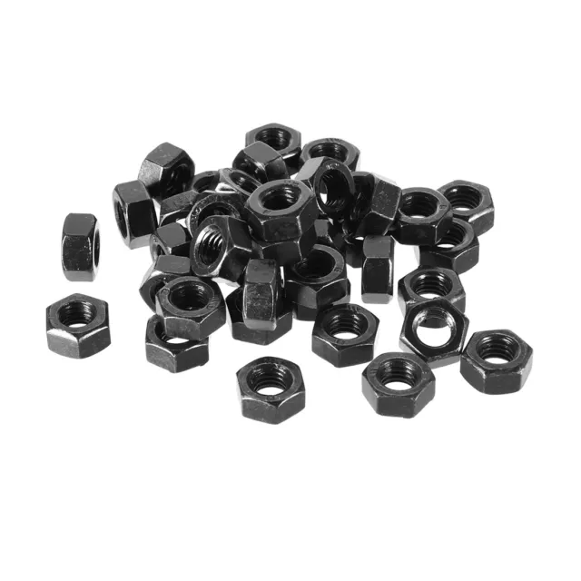 M8 acier carbone métrique catégorie 8.8 écrou Hex 40pc